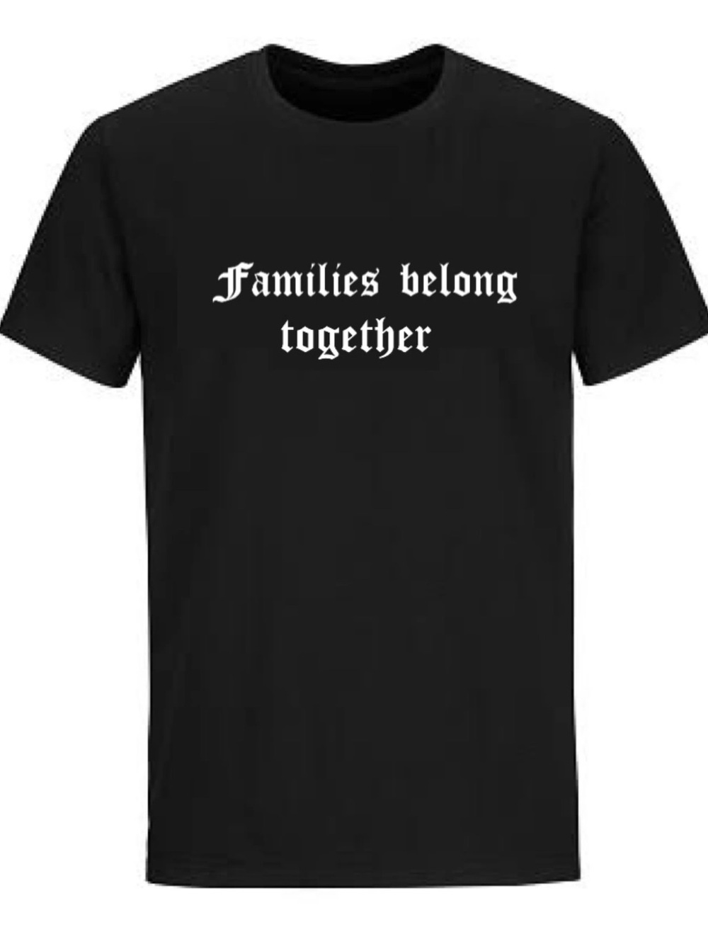 Families belong together unisex short-sleeve T-shirt
SKU734